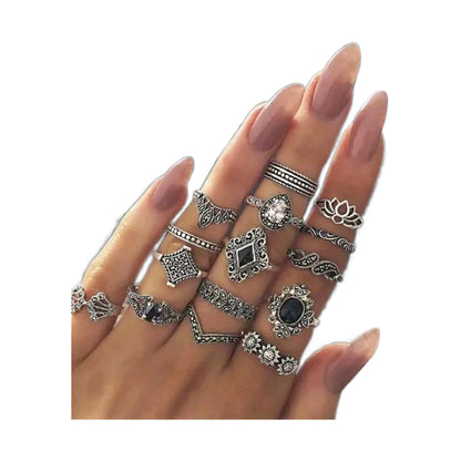 BOHEMIAN RINGS SET STYLE 1